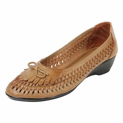 Picture of Catwalk Tan Ballerina for Women