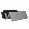 Picture of Lifestyle Leo Fabric Sofa Cum Bed (Black Grey)