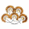 Picture of Craftter Large Flowers Gold Finish Decorative Wall Art Hanging Sculpture