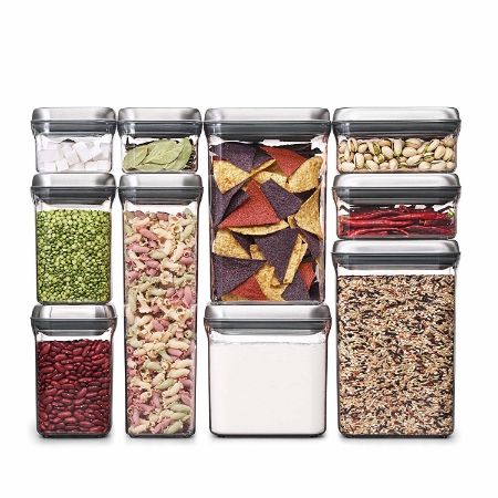Picture of SteeL 10-Piece Airtight POP Food Storage Container Set