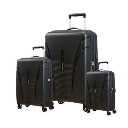 Picture of American Tourister Sky Tracer Black Trolley Bag Suitcase