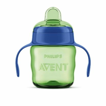 Picture of Philips Avent Classic Soft Spout Cup, 200ml (Green/Blue)