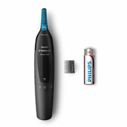 Picture of Philips Norelco Nose Trimmer 1500, Nt1500/49, With 3 Pieces For Nose, Ears And Eyebrows