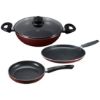 Picture of Induction Cooktop Pic 20.0 With Omega Deluxe Byk Set 3 Pc Set,Black