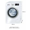 Picture of Bosch Fully Automatic Front Load Washing Machine White  (WVG30460IN)