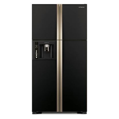 Picture of Hitachi Frost Free Side by Side Refrigerator  (Glass Black, R-W720FPND1X)