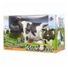 Picture of Battery Operated Walking Cow Toy (Shakes Head, Wags Tail, Moves Around with Realistic Sound) - White