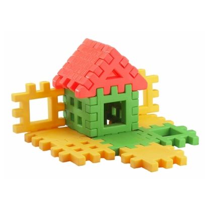 Picture of Kid's Plastic Building Block Toy,Age 2 To 5 ( Multicolour,TOY-002)