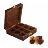 Picture of Handmade Wooden Tic Tac Toe Game Gifts for Kids, 4.5 x 4.5 inches