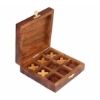 Picture of Handmade Wooden Tic Tac Toe Game Gifts for Kids, 4.5 x 4.5 inches