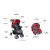 Picture of Baby Devine Travel System (Red)