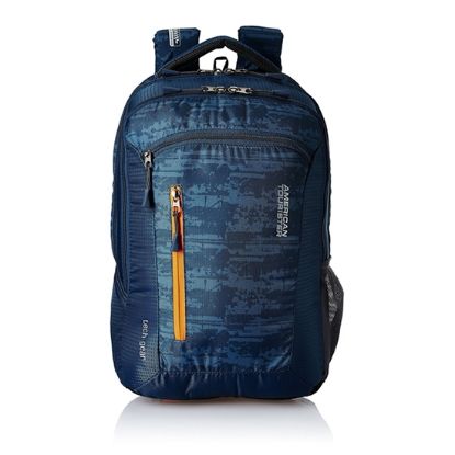 Picture of American Tourister Polyester Blue Laptop Backpack