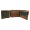 Picture of Hidelink Men Formal Brown Genuine Leather Wallet  (9 Card Slots)