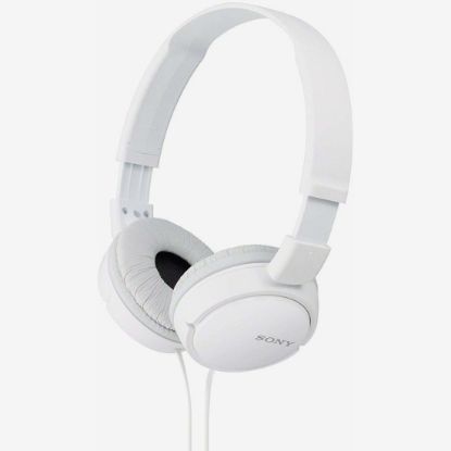 Picture of Sony MDR-ZX110A On-Ear Stereo Headphones (White), without mic