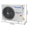 Picture of Panasonic 1.5 Ton 5 Star BEE Rating 2018 Inverter AC - White  (CS/CU-TS18SKY, Copper Condenser)