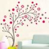 Picture of Decals Design 'Beautiful Magic Tree with Flowers' Wall Sticker,Multicolour