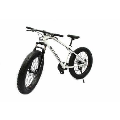 Picture of STURDY BIKES Sturdy Fat Mountain Bike with Tyres, 26x4 Inches (White, 3-052017STU)
