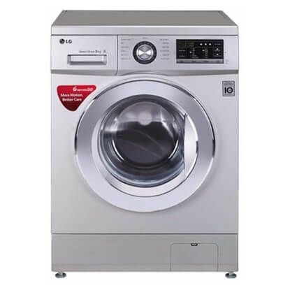 Picture of LG 8 kg Fully Automatic Front Load Washing Machine White  (FH4G6TDNL22)