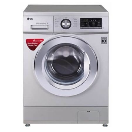 Picture of LG 8 kg Fully Automatic Front Load Washing Machine White  (FH4G6TDNL22)