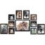 Picture of Painting Mantra Memory Wall Photo Frame Set (27 inch x 44 inch, Black, Set of 11)