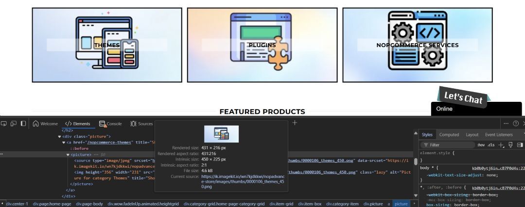 cdn plugin demo sample image for nopcommerce loading image from cdn