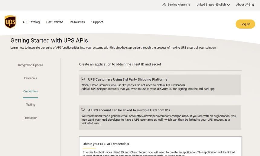 user guide for ups oauth 2.0 client id client secret nopcommerce plugin by nopadvance