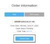 Cancel Order Option nopCommerce  Plugin Public store