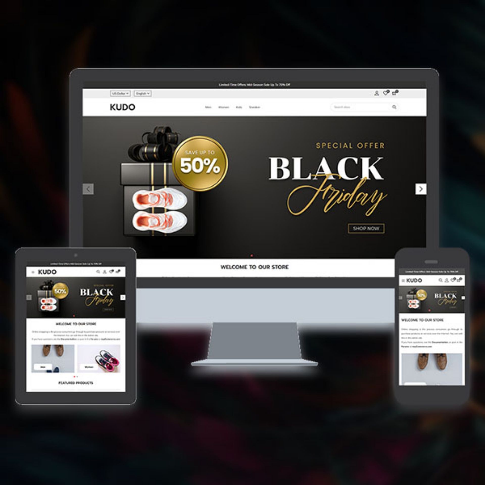Kudo nopCommerce Theme Logo