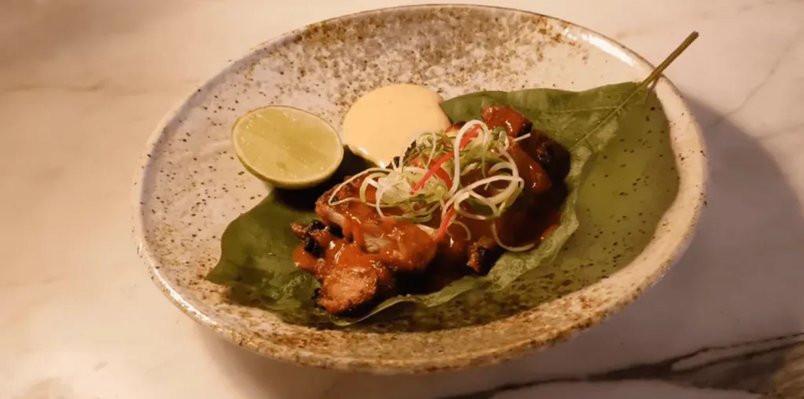 Hawaiian chicken with sriracha mayo