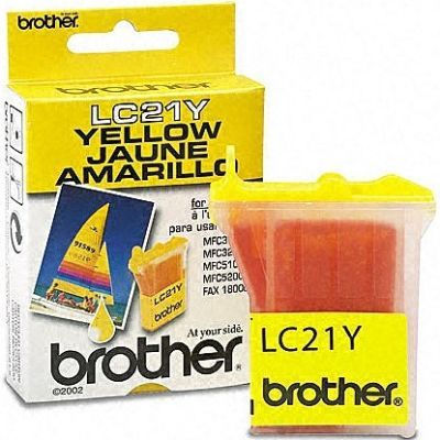 Brother LC-21Y/LC-600Y Sarı Orjinal Kartuş
