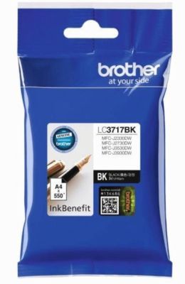 Brother LC-3717BK Siyah Orjinal Kartuş