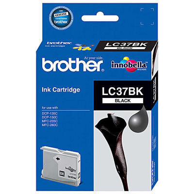 Brother LC-37BK/LC-970BK Siyah Orjinal Kartuş