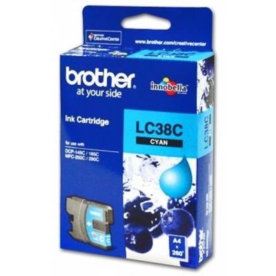 Brother LC-38C/LC-980C Mavi Orjinal Kartuş