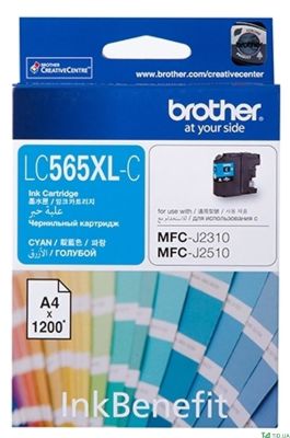 Brother LC-565XL C Mavi Orjinal Kartuş