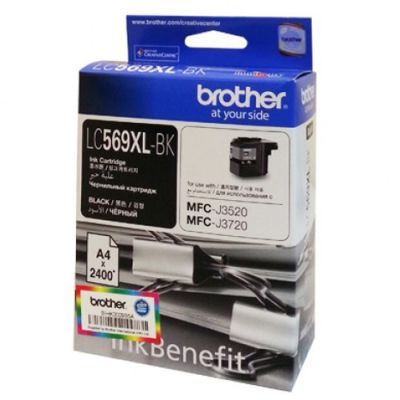 Brother LC-569XL BK Siyah Orjinal Kartuş