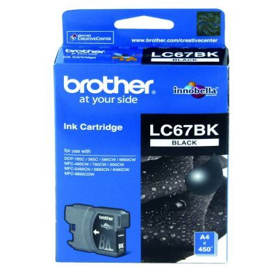 Brother LC-67BK/LC-1100BK Siyah Orjinal Kartuş