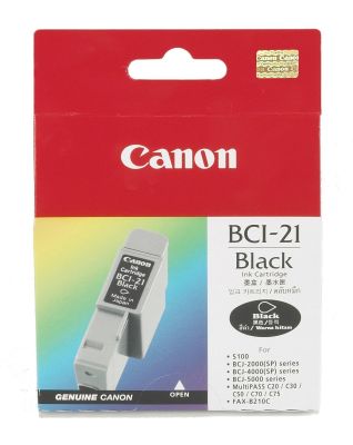 Canon BCI-21 Siyah Orjinal Kartuş