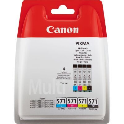 Canon CLI-571 Orjinal Kartuş Avantaj Paketi