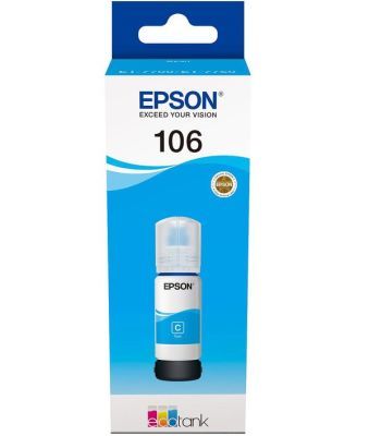 Epson 106-C13T00R240 Mavi Orjinal Mürekkep 70 Ml.