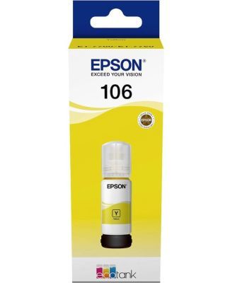 Epson 106-C13T00R440 Sarı Orjinal Mürekkep 70 Ml.