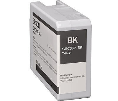 Epson SJIC36P-BK (C13T44C140) Siyah Orjinal Kartuş