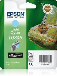 Epson T0345-C13T03454020 Açık Mavi Orjinal Kartuş