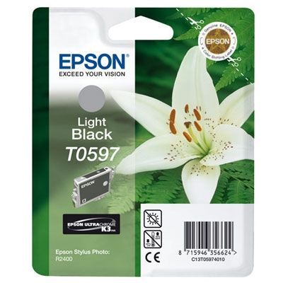 Epson T0597-C13T05974020 Açık Siyah Orjinal Kartuş