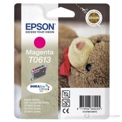 Epson T0613-C13T06134020 Kırmızı Orjinal Kartuş