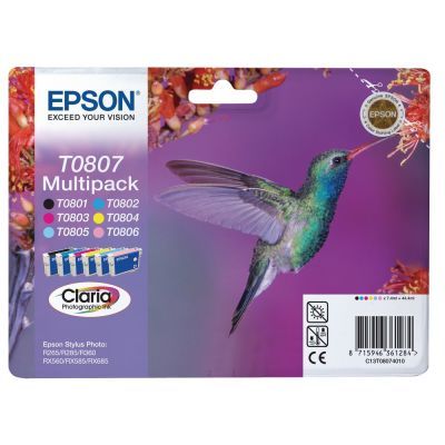 Epson T0807-C13T08074021 Orjinal Kartuş Avantaj Paketi