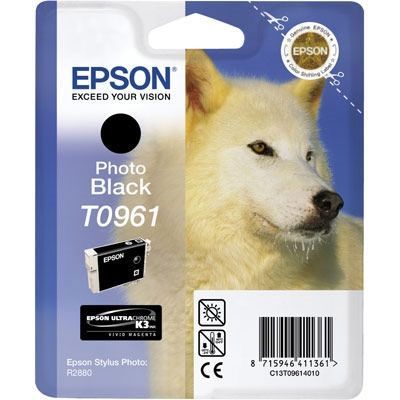 Epson T0961-C13T09614020 Siyah Orjinal Kartuş