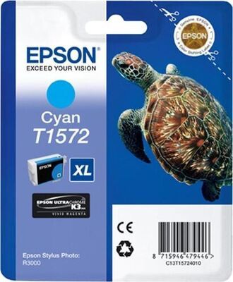 Epson T1572-C13T15724010 Mavi Orjinal Kartuş