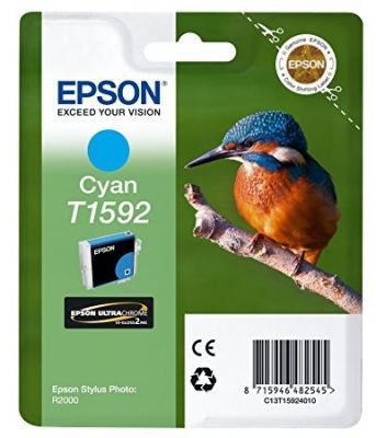 Epson T1592-C13T15924010 Mavi Orjinal Kartuş