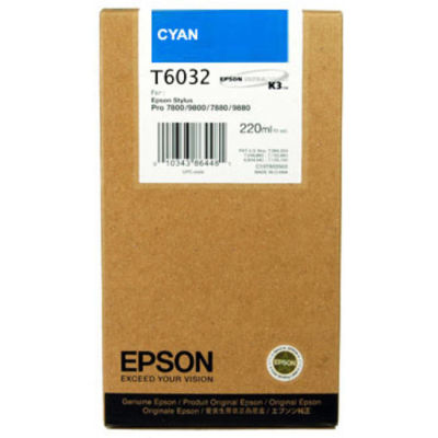 Epson T6032-C13T603200 Mavi Orjinal Kartuş
