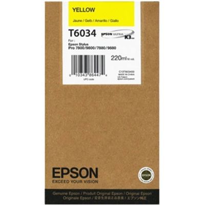 Epson T6034-C13T603400 Sarı Orjinal Kartuş